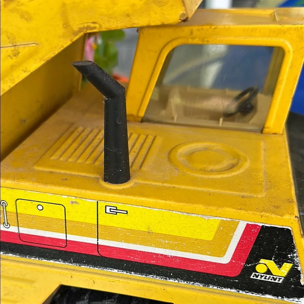 Vintage Nylint Yellow Jumbo Dump Truck Toy - Picture 5 of 12